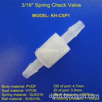 industrial check valve, small plastic check valve